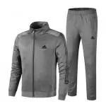 survetement adidas femme homme full jacket top bottoms pants gris